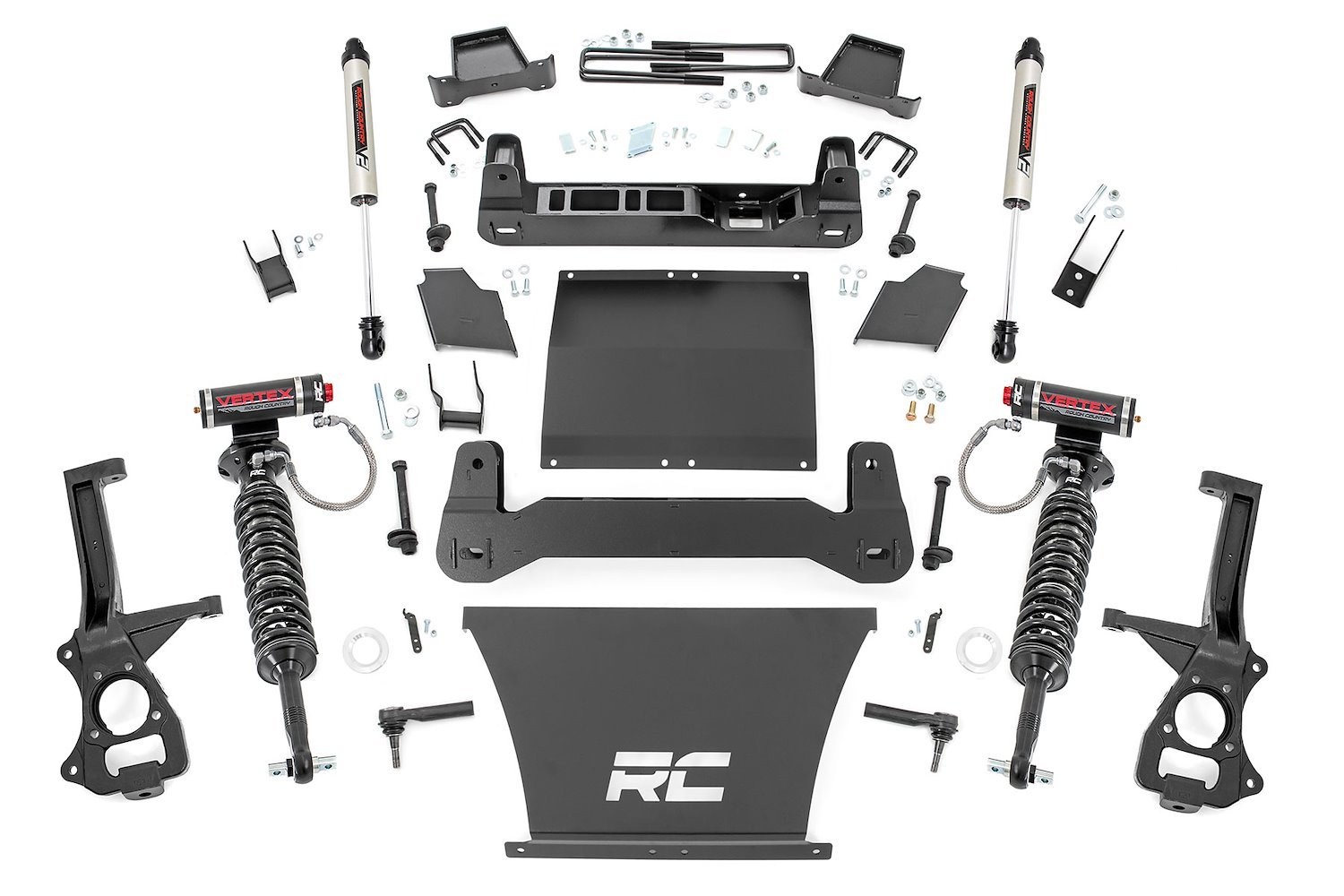 21757 6in Susp Lift Kit, Vertex Coilovers and V2 Shcks (Chevy 1500 PU 2/4WD)