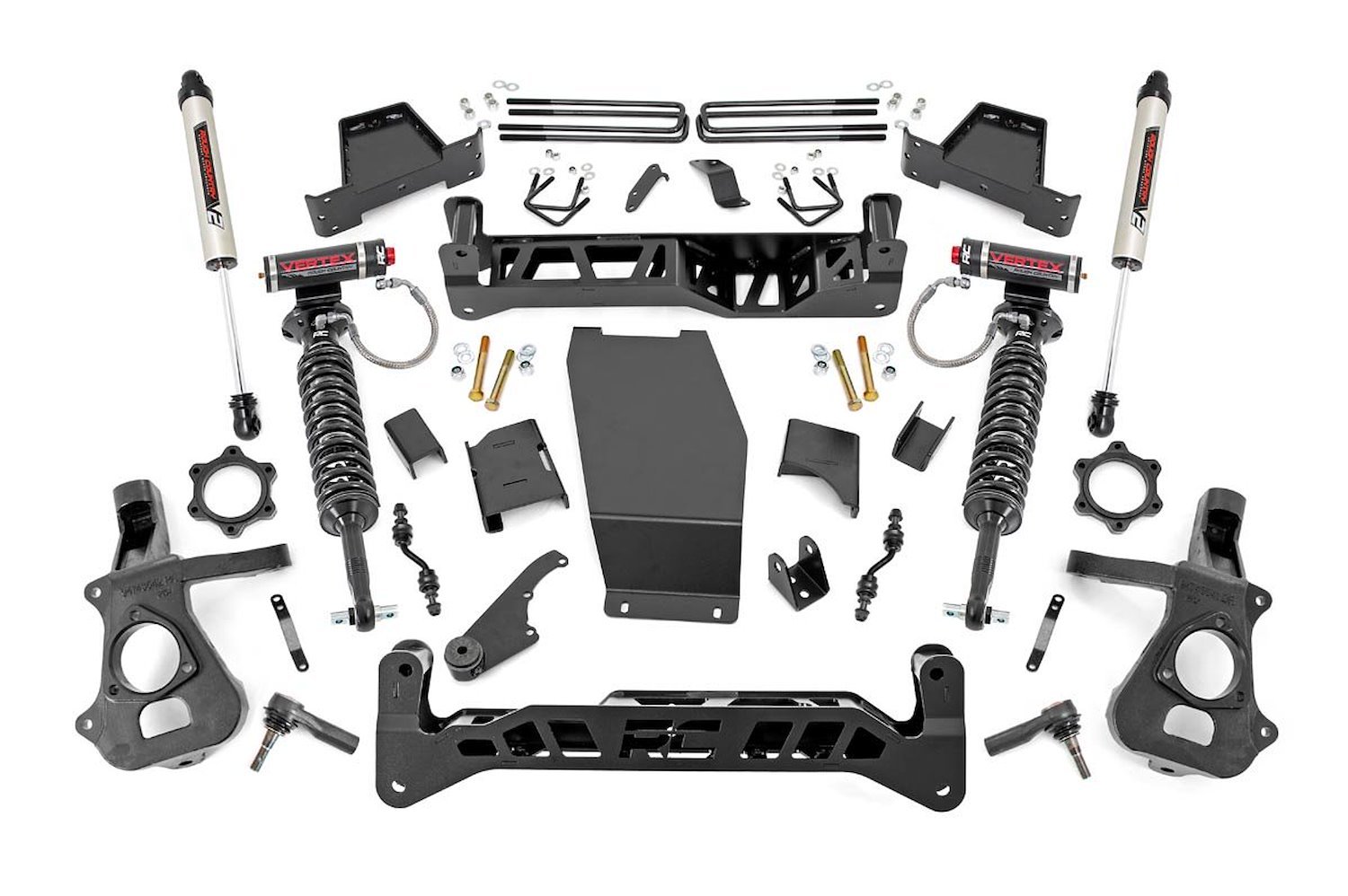 22857 7in GM Suspension Lift Kit, Vertex and V2 (14-18 1500 PU 4WD, Cast Steel)