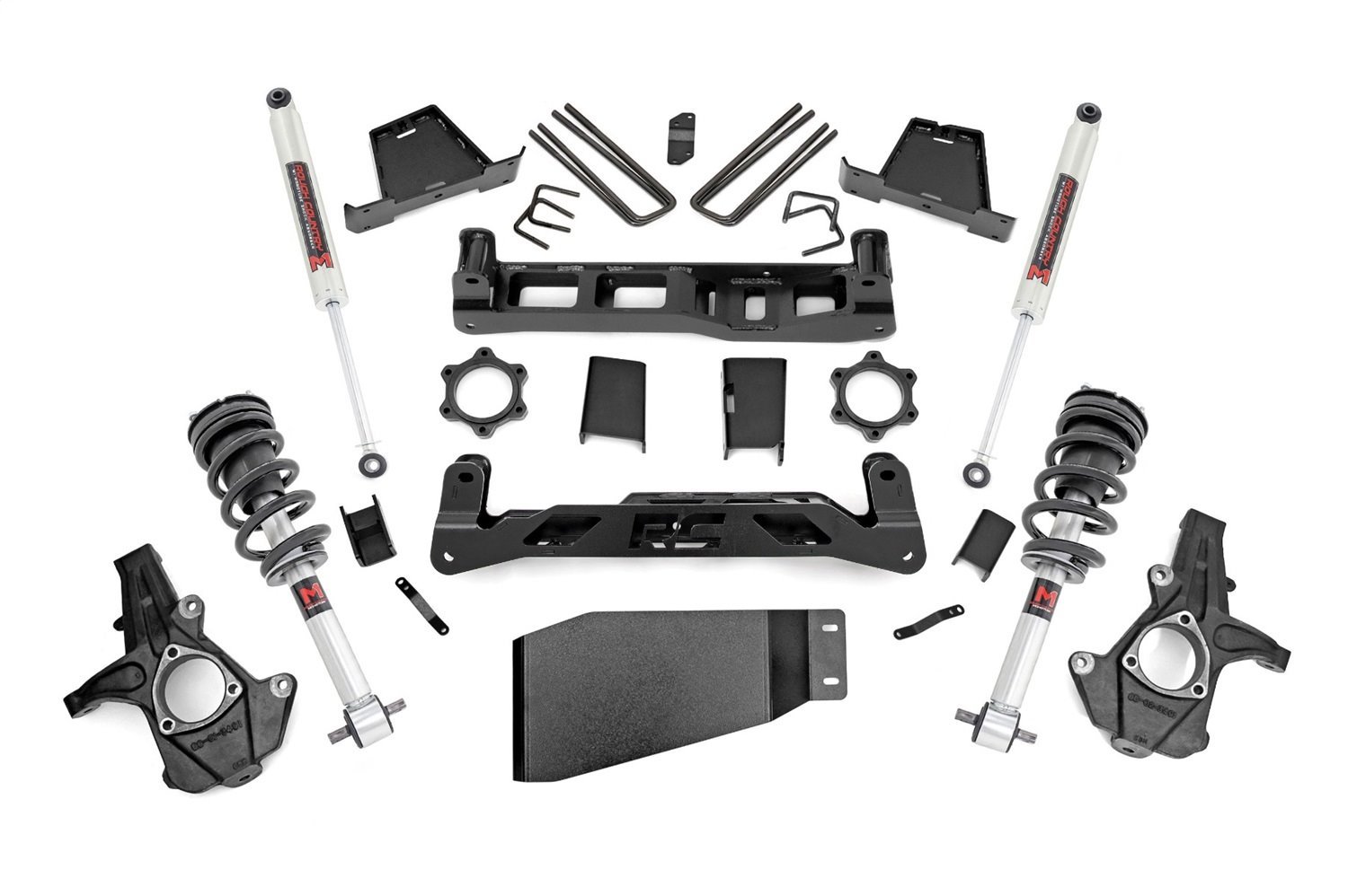 23640 Suspension Lift Kit w/Shocks; 6 in. Lift; Incl. Lifted Knucles; Front/Rear Crossmembers; Upper Strut Spacers; CV Spacers;