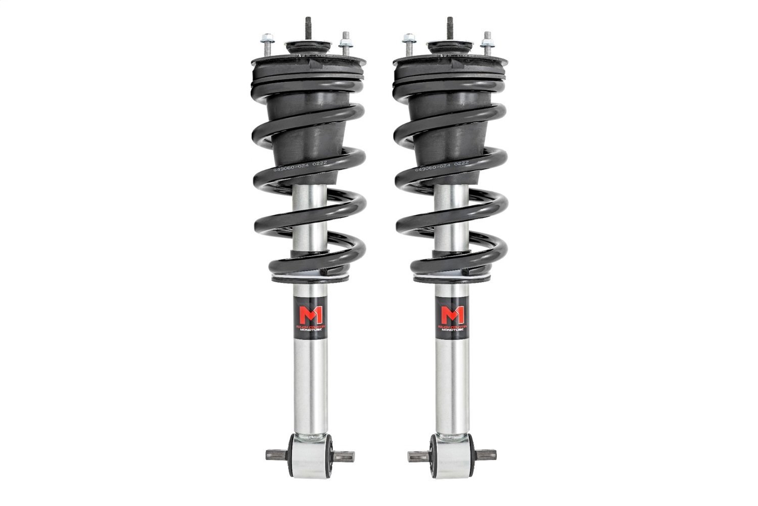 502032 Lifted M1 Struts; 7.5 in. Lift; Front; Adjustable Leveling; 25.58 in. Extended Length; 21.73 in. Collapsed Length; Pair;