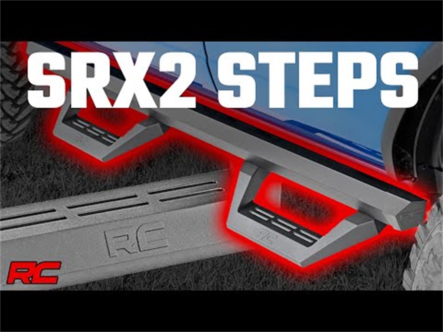 51029 SRX2 Side Steps; Adjustable; Aluminium;