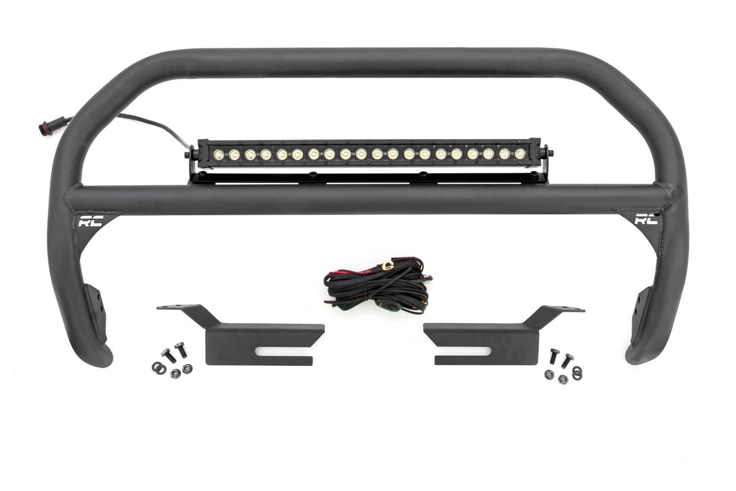 51047 Nudge Bar, 20 in. BLK DRL Single
