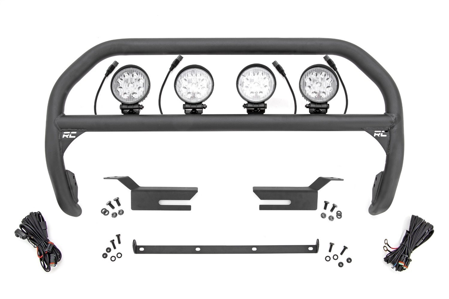 51049 Nudge Bar, 4 in. Round Led (x4), Ford Bronco 4WD (2021-2023)