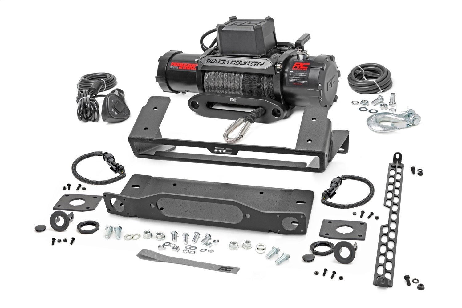 51094 High Winch Mount, All Models, 9500S, Ford Bronco 4WD (2021-2023)