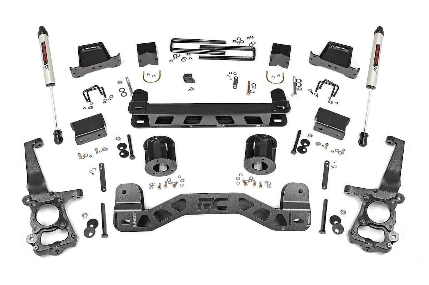 55370 6in Ford Suspension Lift Kit w/V2 Shocks (15-20 F-150 2WD)