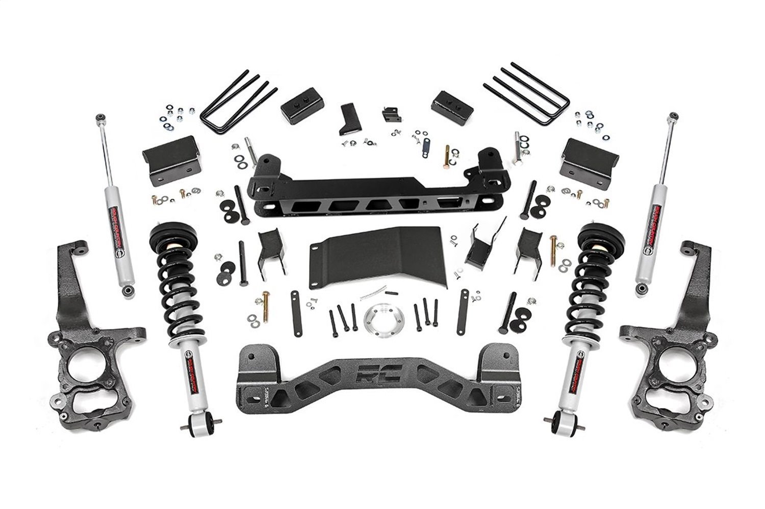 55531 4in Ford Suspension Lift Kit, Lifted Struts (15-20 F-150 4WD)