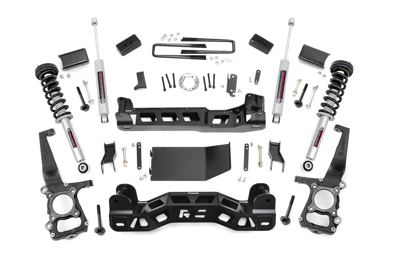 57432 4in Ford Suspension Lift Kit, Lifted N3 Struts (11-13 F-150 4WD)