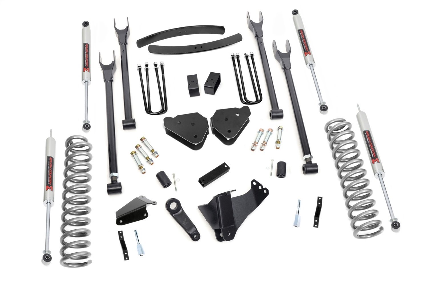 58140 6 in. Lift Kit, Gas, 4 Link, M1, Ford Super Duty 4WD (05-07)