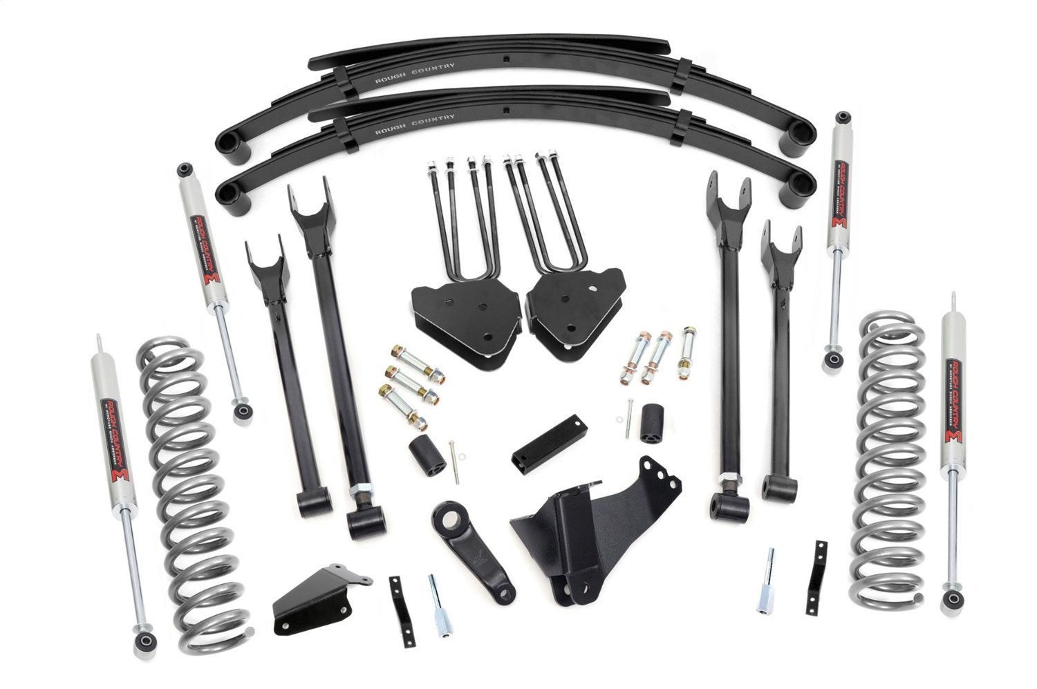 59040 8 in. Lift Kit, 4 Link, RR Springs, M1, Ford Super Duty (05-07)