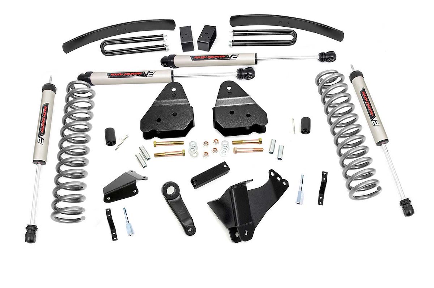 59670 6in Ford Suspension Lift Kit (05-07 F-250 4WD)-Gas-V2 Monotube
