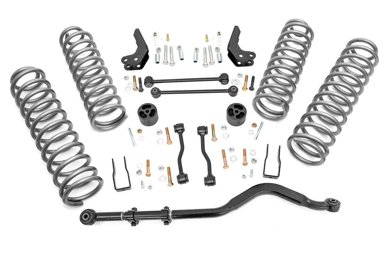 60100 3.5in Jeep Suspension Lift Kit; Coil Springs;