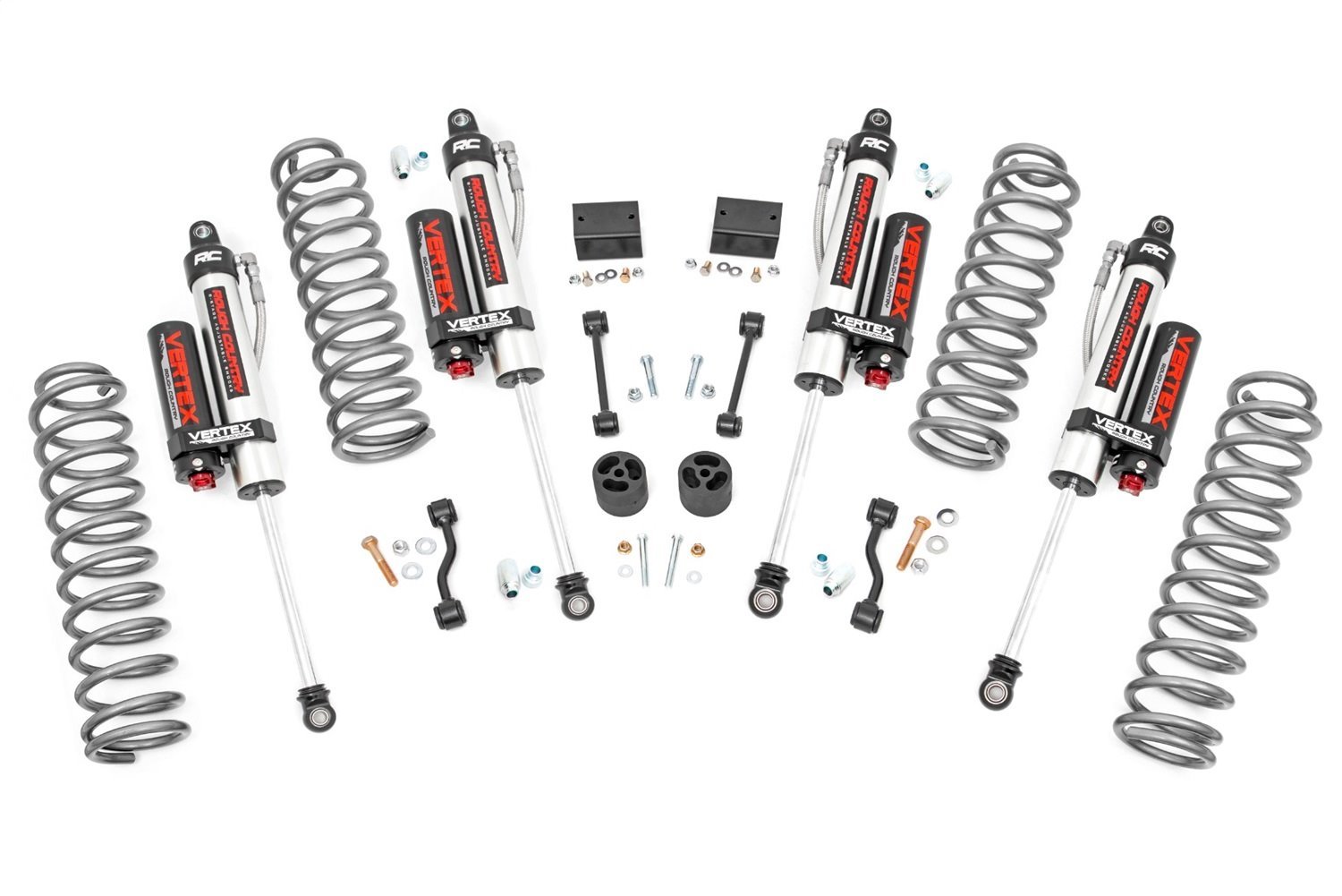 66650 2.5in Jeep Susp Lift Kit, Springs and