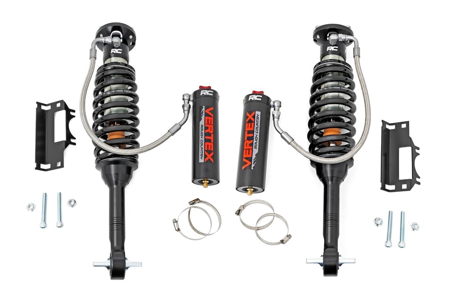 689053 Adjustable Vertex Coilovers; Front; 7 in. Lift; 27.24 in. Extended Length; 21.34 in. Collapsed Length;