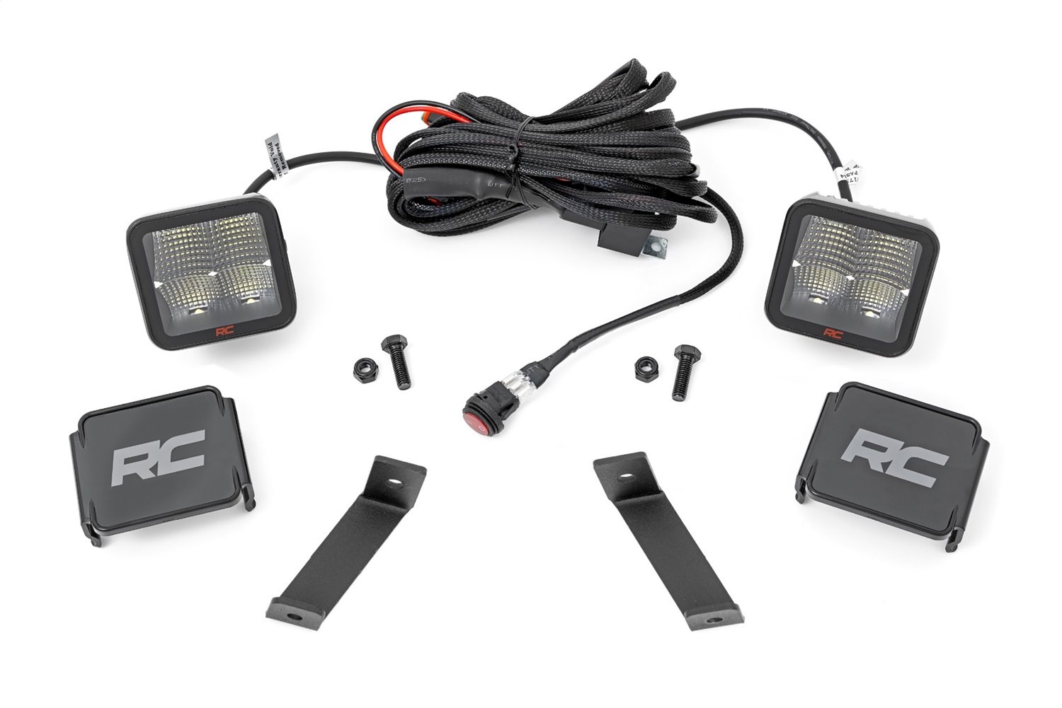 70084 LED Lower Windshield Ditch Kit; 2 in.; Spectrum Series;