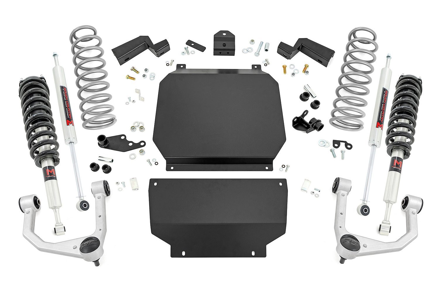 70340 Suspension Lift Kit w/Shocks; 3.5 in. Lift; Upper Control Arms; Incl. M1 Series Lifted Struts; Skid Plate; Differential Sp