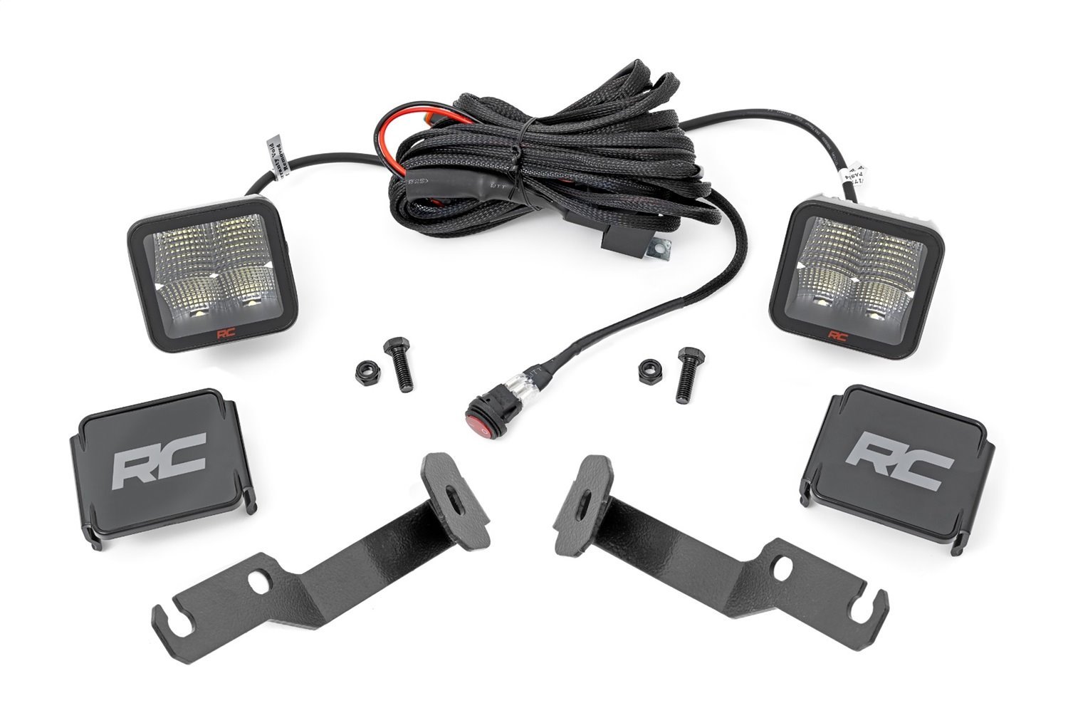 71093 LED Lower Windshield Ditch Kit; 2 in.; Spectrum Series; Low Profile;