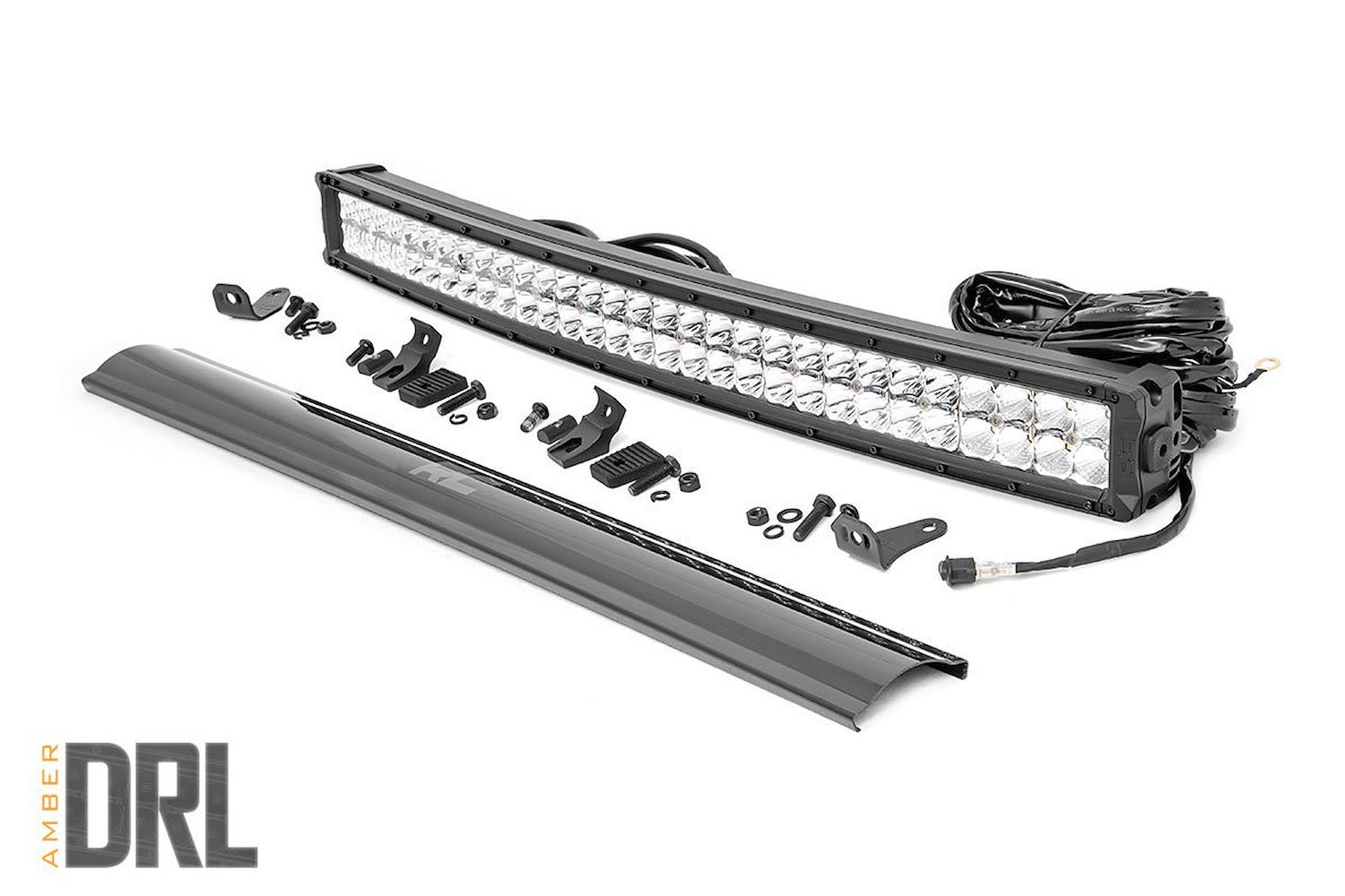 72930D 30-inch Curved Cree LED Light Bar - (Dual Row; Chrome Series w/ Cool White DRL)