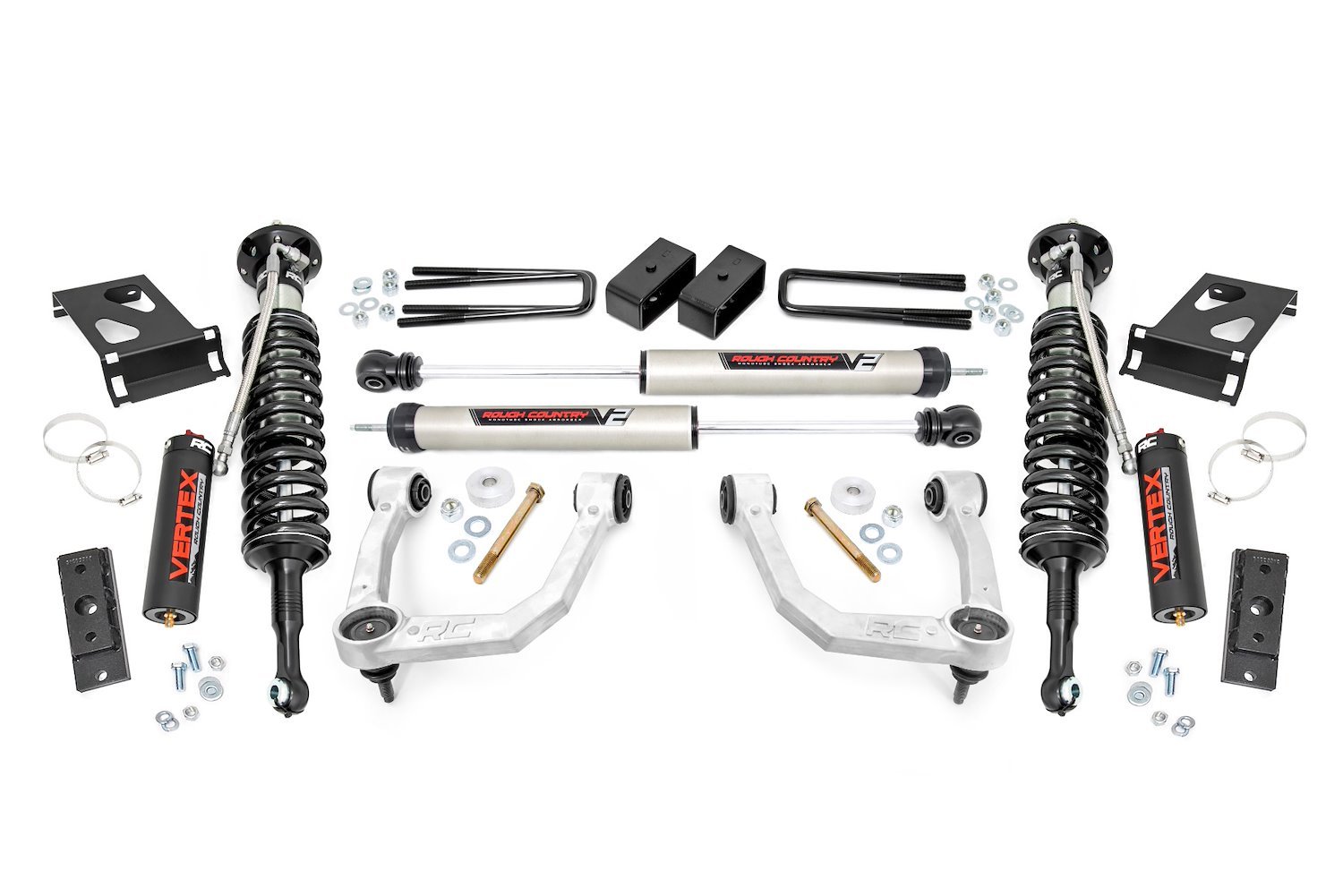 74257 3.5in Toyota Bolt-On Lift w/Vertex Coilovers and V2 Rear Shocks (05-21 Tacoma)
