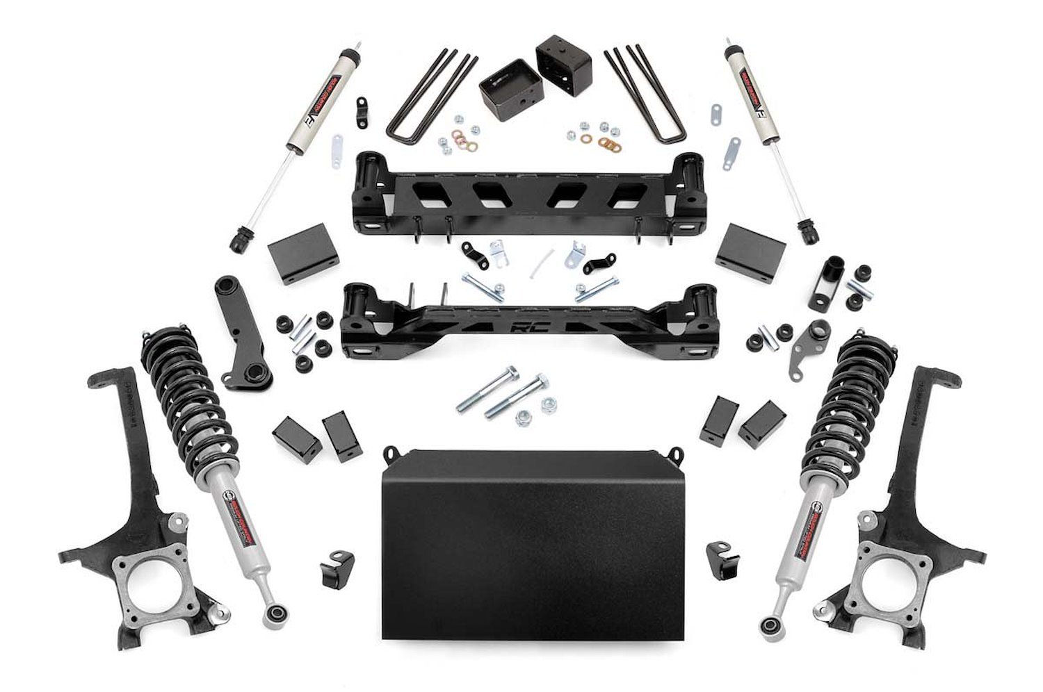 75271 6in Toyota Susp Lift Kit, Lifted N3 Struts and V2 Shcks (16-20 Tundra 2/4WD)