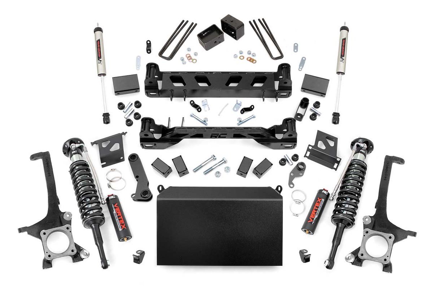 75457 6in Toyota Suspension Lift Kit w/ Vertex Coilovers and V2 Shocks (07-15 Tundra)