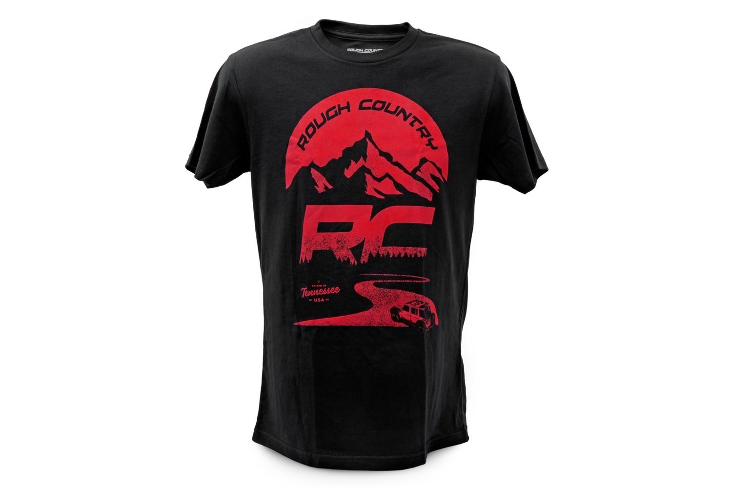 84092LG T-Shirt, RC Mountains, Black, LG