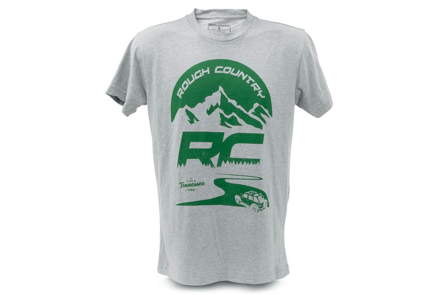 840932XL T-Shirt; RC Mountains; Gray; 2XL;