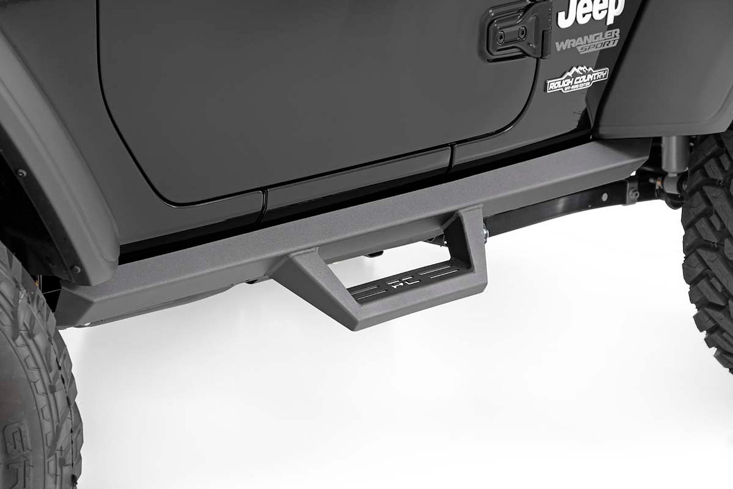 90761 Jeep Contoured Drop Steps (18-20 Wrangler JL, 2-Door)
