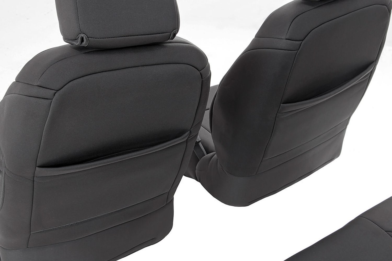 91002A Black Neoprene Seat Cover Set (Front and Rear)