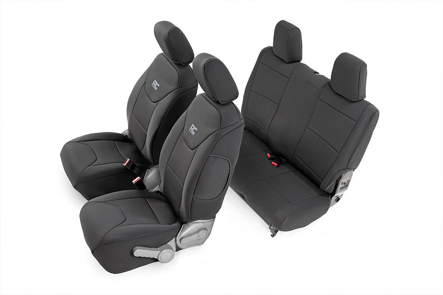 91005 Jeep Neoprene Seat Cover Set / Black