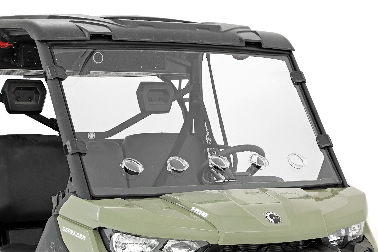 98262030 Scratch Resistant Vented Full Windshield (16-21 Can-Am Defender)