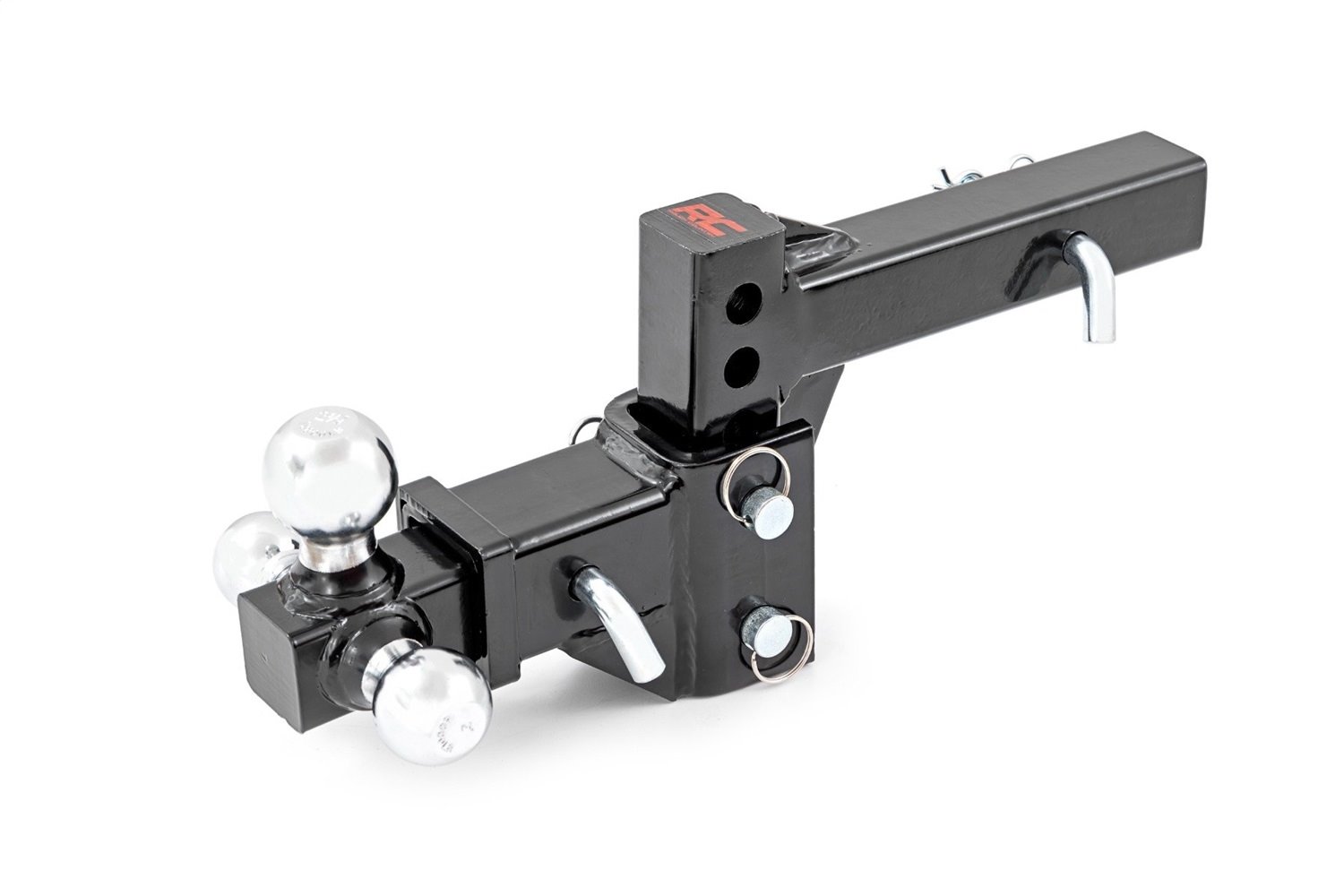 99100 Adjustable Trailer Hitch, 6 in. Drop, Multi-Ball Mount, Fits 2 in. Receiver