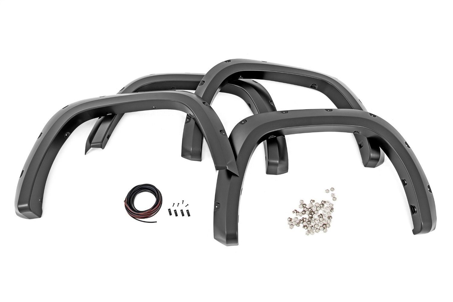 F-T11413 Traditional Pocket Fender Flares, Fits Select Toyota Tundra 2WD/4WD