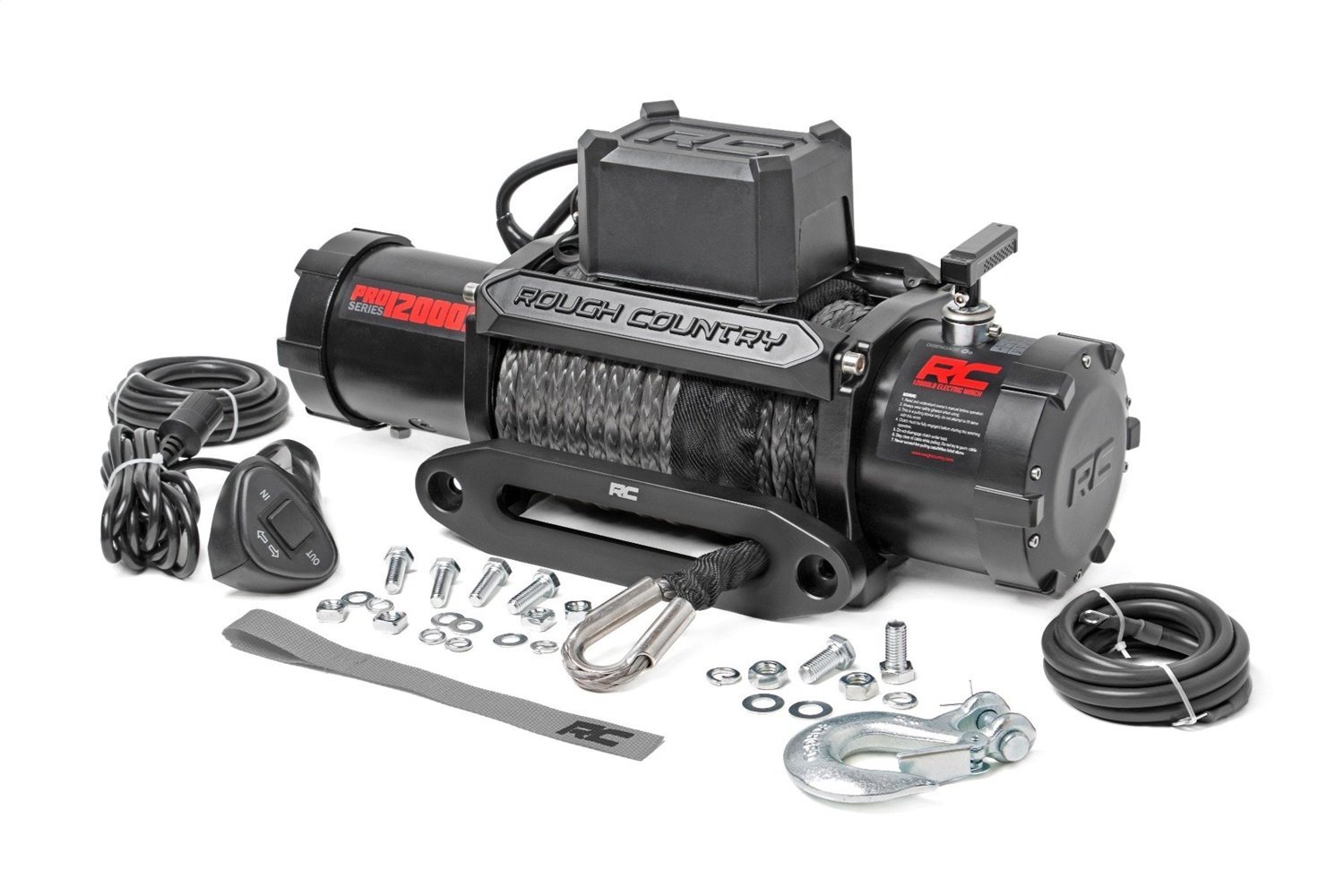 PRO12000S 12,000-Lb PRO Series Electric Winch w/ Synthetic Rope