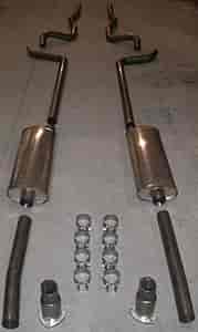 Header-Back Exhaust System 1955-57 Chevy
