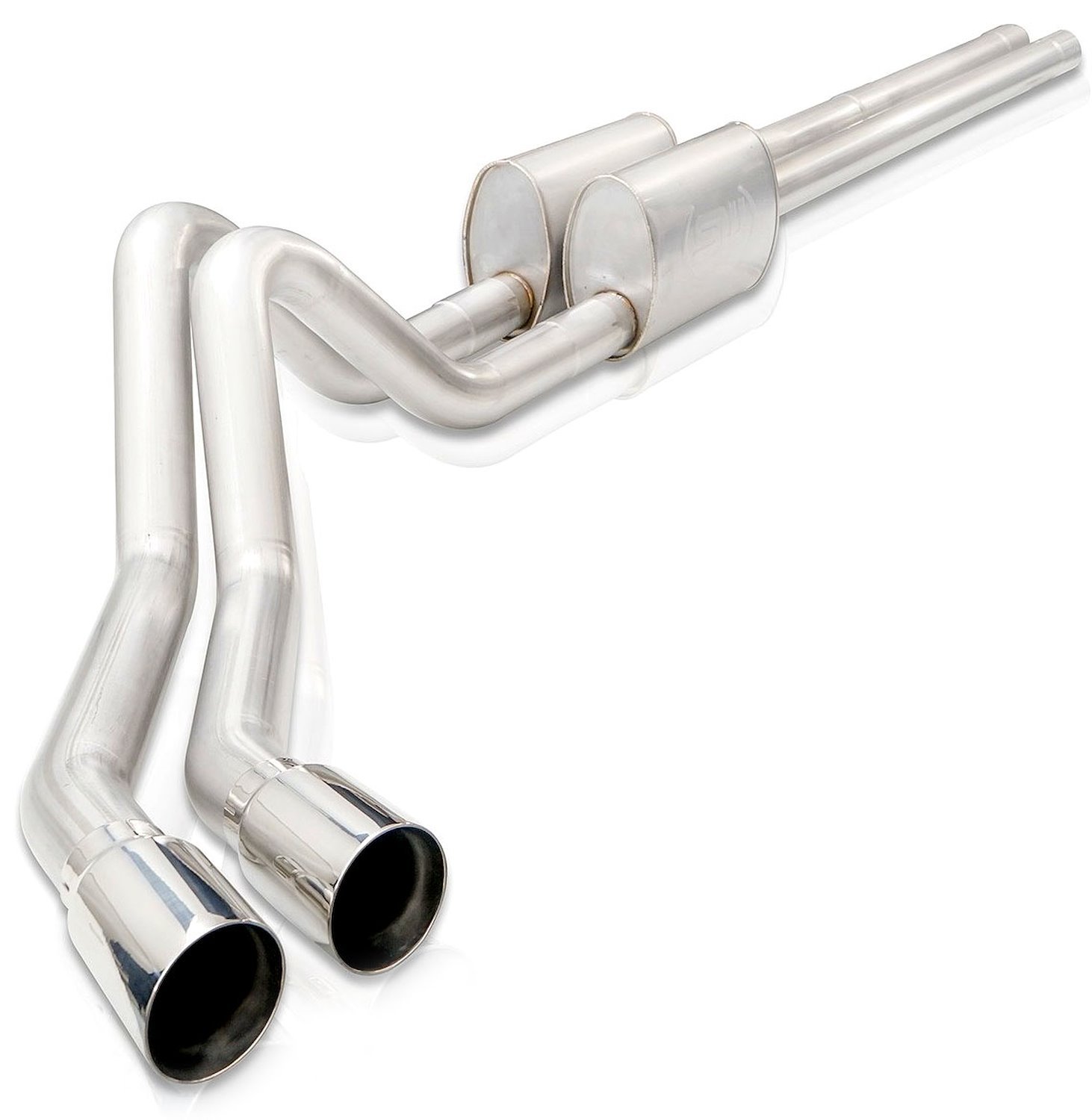 Legend Series Cat-Back Exhaust System 2019 Silverado/Sierra 1500 5.3L, 6.2L - 4 in. Polished Tips - Distinctive Growl/Rumble