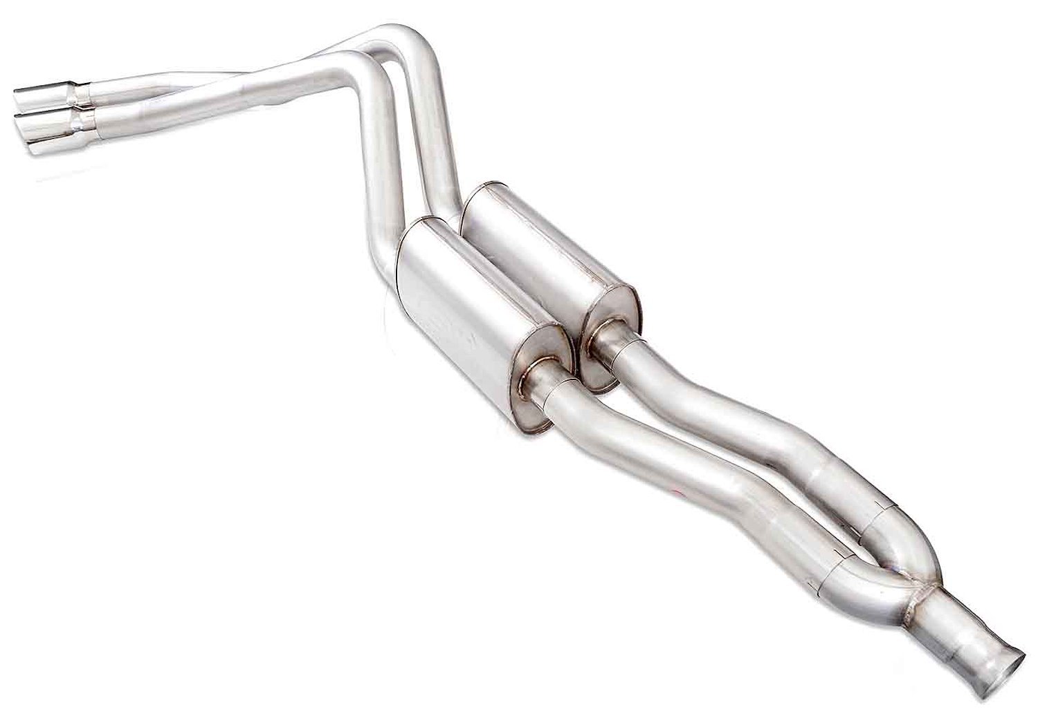 Legend Series Cat-Back Exhaust System with Y-Pipe 2015-2019 Chevy Tahoe/GMC Yukon 5.3L, 6.2L - Polished Tips - Growl/Rumble Soun