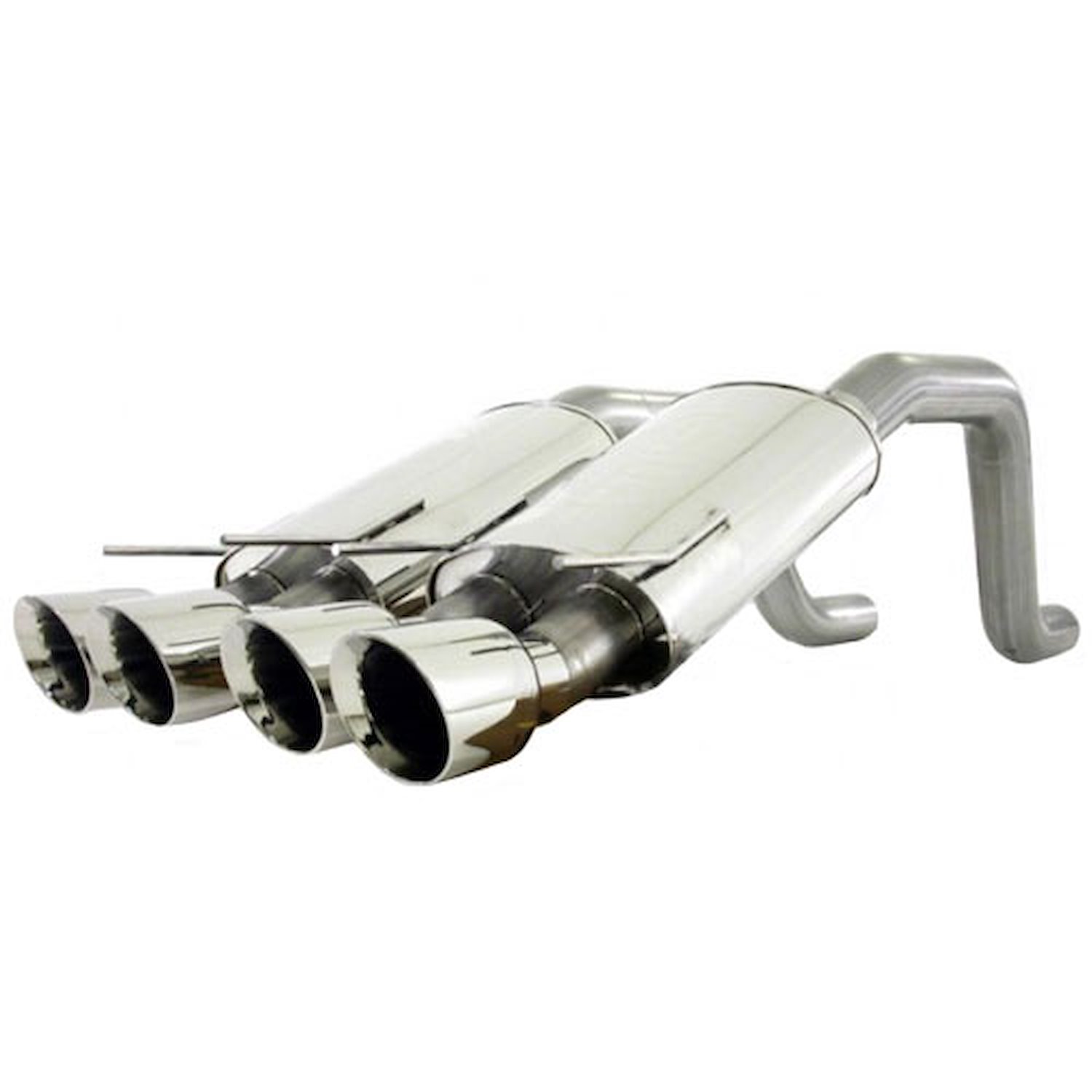 C6ZO6 Corvette 3 axle back exhaust. Lightweight 18 gauge 304 SS with mirror polished chambered turbo