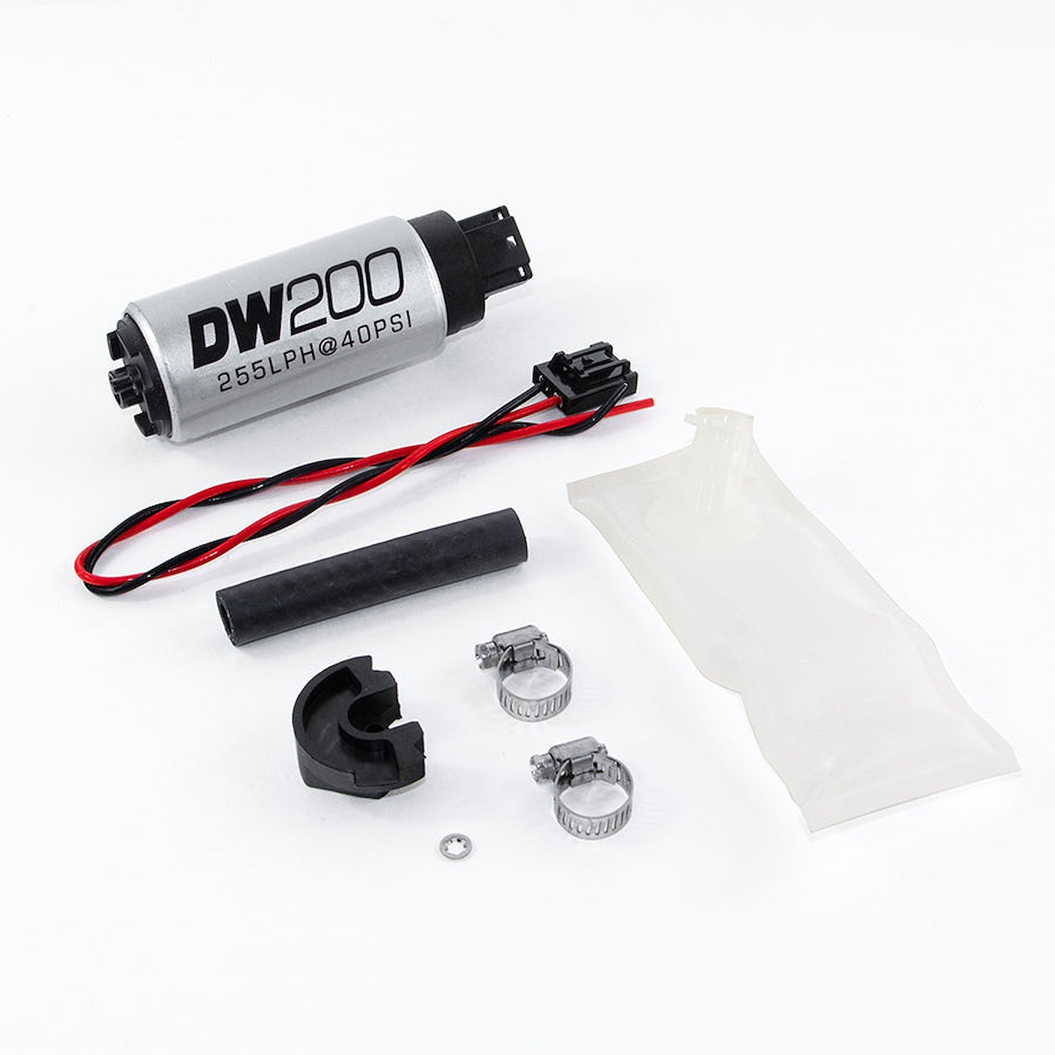 92011024 DW200 Series 255lph In-tank Fuel Pump w/ Install Kit for 93-02 Nissan