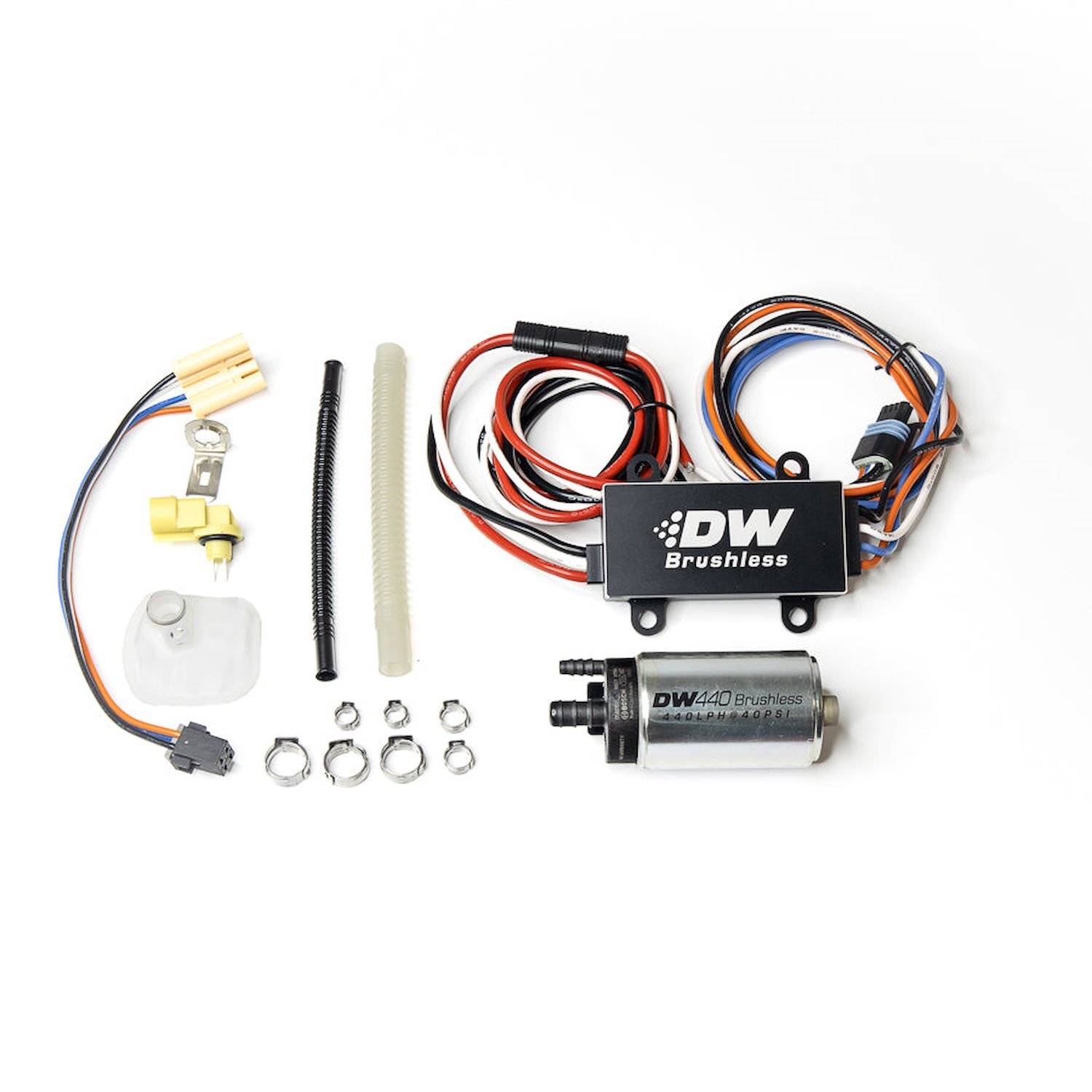9442C1030906 440lph in-tank brushless fuel pump + PWM controller w/ 9-0906 install kit for 2015+ Ford Mustang/F-150