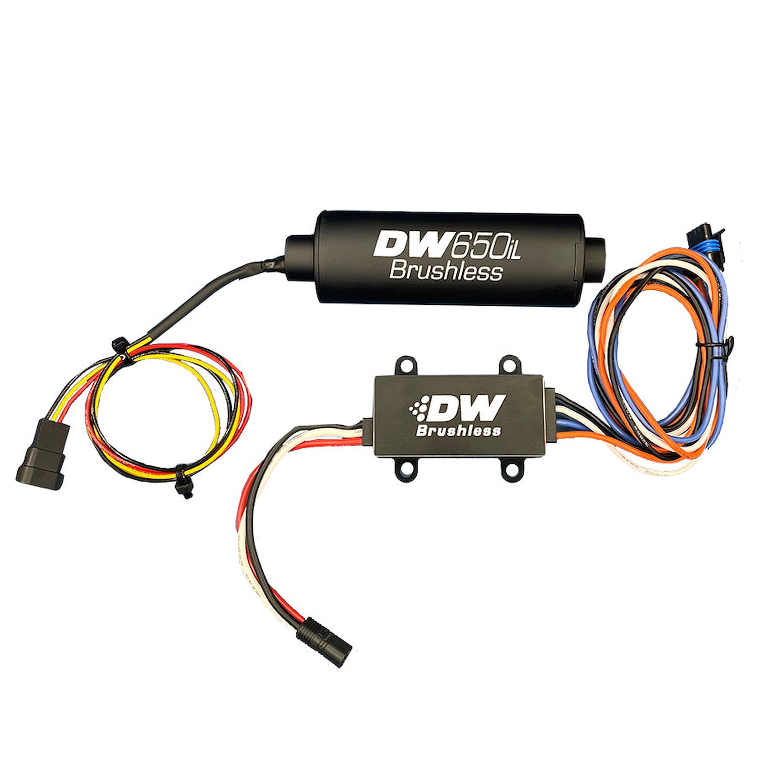 9650C105 DW650iL 650lph Brushless In-line Fuel Pump with Single/Two-Speed Controller