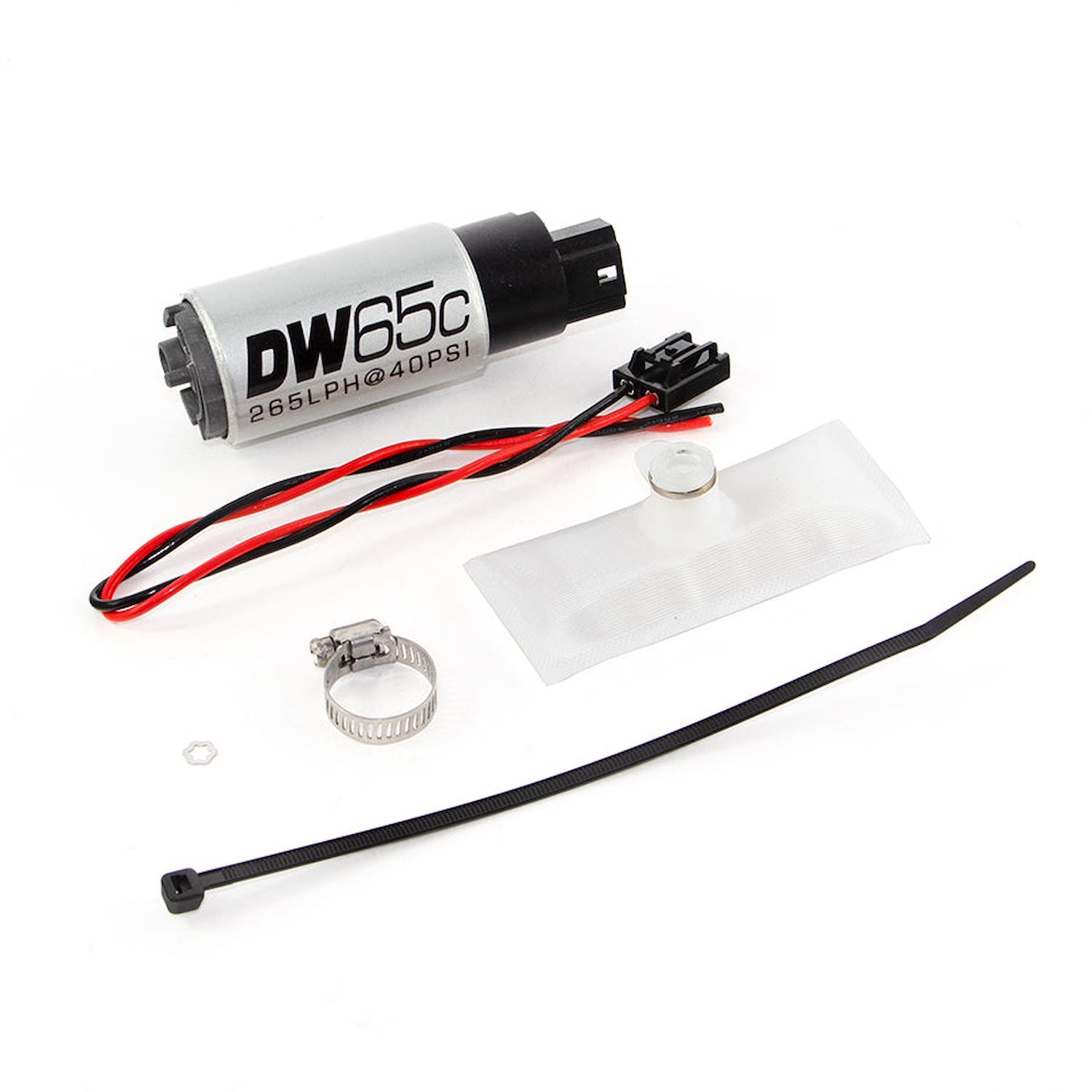 96511030 DW65C Series 265lph Compact Fuel Pump with Install Kit for BMW