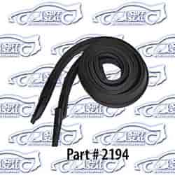 Roofrail Weatherstrip W/ Molded Ends 63-64 Chevrolet Impala,