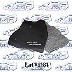 Cowl Hood Insulation W/ and W/O Flapper 70-72 Chevrolet Chevelle