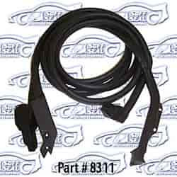 Door weatherstrip with molded ends 78-82 Chevrolet Corvette Coupe