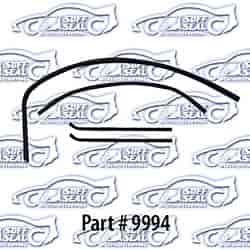 Window channel kit with framless glass div bar, win with strp, ch 60-63 Chevrolet, Gmc Truck