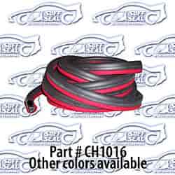 Door weatherstrip fits on body A&B body, black other colors available 63-76 Dodge Dart 61-62 Dodge Lancer, Plymouth Valiant