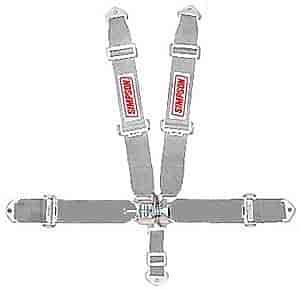 Latch & Link System 5-Point Individual Harness 62" Lap Belt Pull-Up Lap Belt Adjusters
