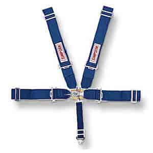Latch & Link System 5-Point Individual Harness 55" Lap Belt Pull-Down Lap Belt Adjusters