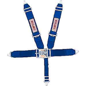 Latch F/X System 5-Point Individual Harness 62" Lap Belt Pull-Down Lap Belt Adjusters