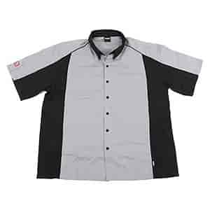 Talladega Crew Shirt Gray & Black